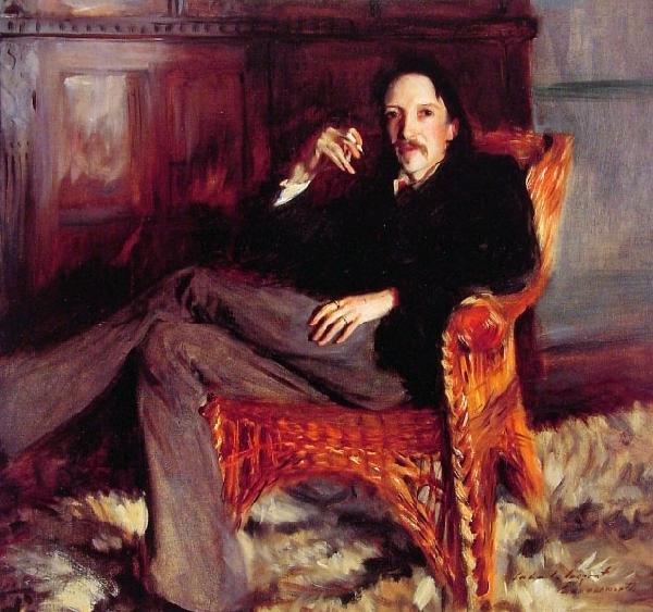 John Singer Sargent Robert Louis Stevenson by Sargent oil painting image